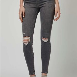 Topshop Jamie Jeans in gray